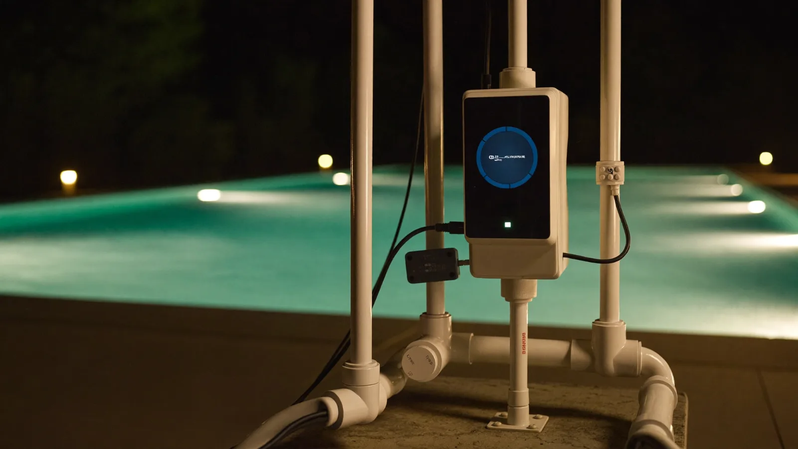 Where NuWave lands: pool-automation and IoT products — pumps, valves, controllers, telemetry.